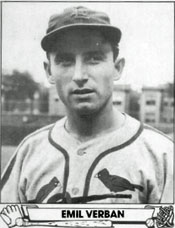 Emil Verban 1944 Cardinals